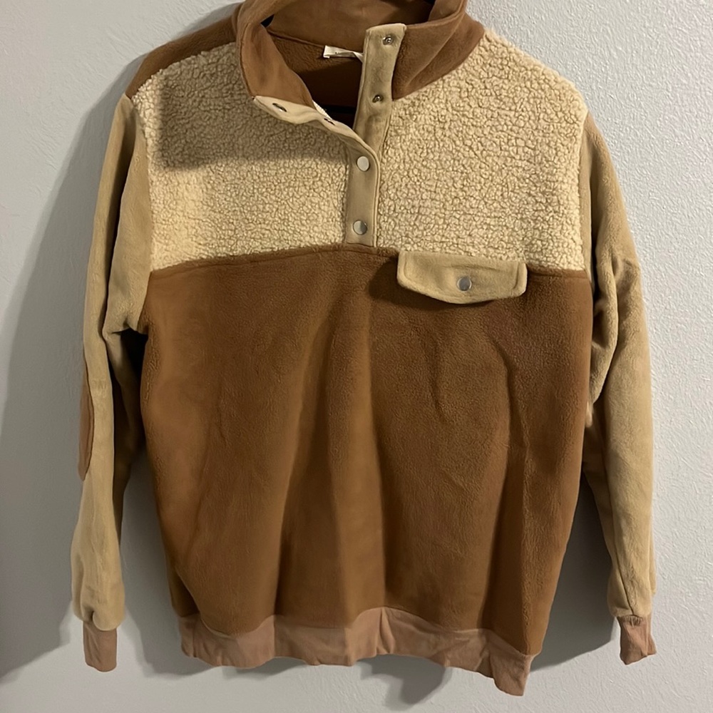 Fleece crew neck